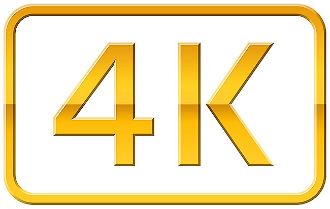 4K logo