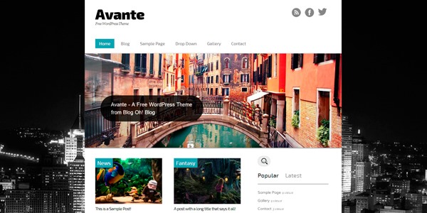 Avante tema de WordPress