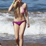 Ava Sambora seen paddle boarding with her friends in Hawaii