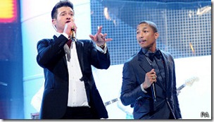 Con el tema Blurred Lines, Robin Thicke y Pharrell Williams han dominado las pistas de baile.