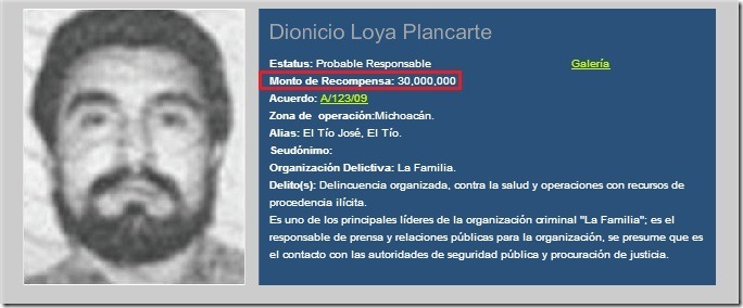 Dionicio-Loya-Plancarte-El-Tío-recompensa-PGR