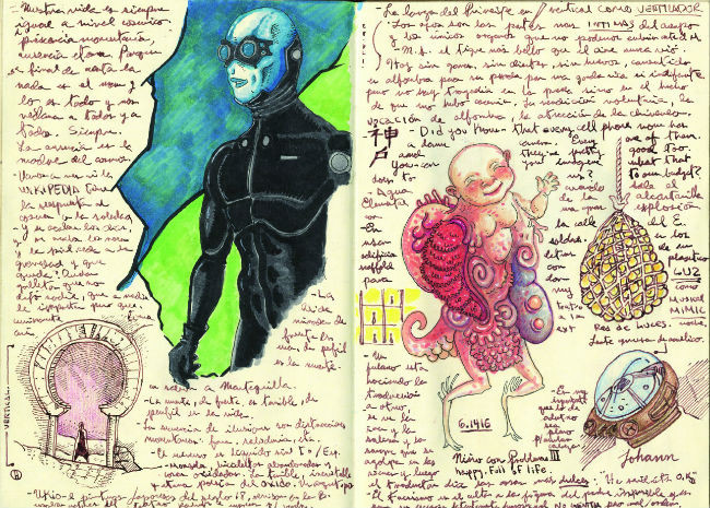 Guillermo Del Toro cuadernos 2