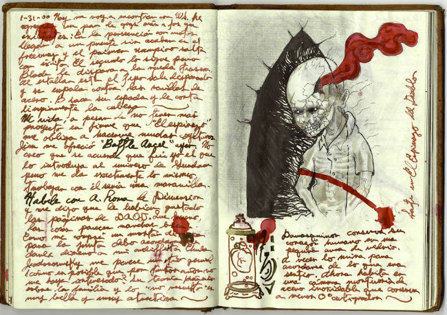 Guillermo Del Toro cuadernos