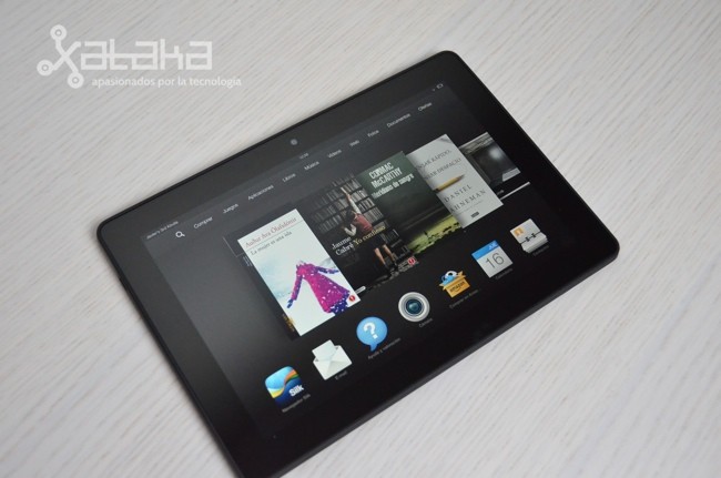 Kindle Fire HDX carrusel