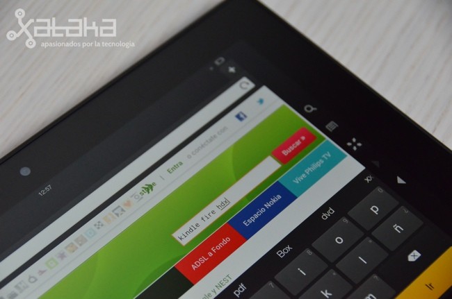 Kindle Fire HDX 8.9 pantalla