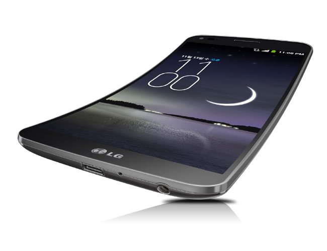 LG G Flex vista frontal