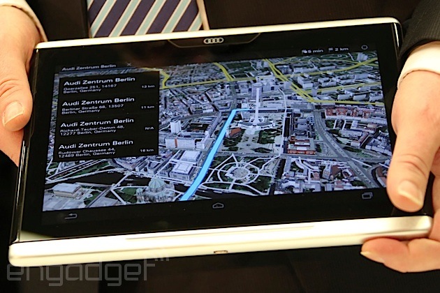 Audi Smart Display: El tablet de 10,1 pulgadas con Tegra 4 de los cuatro anillos