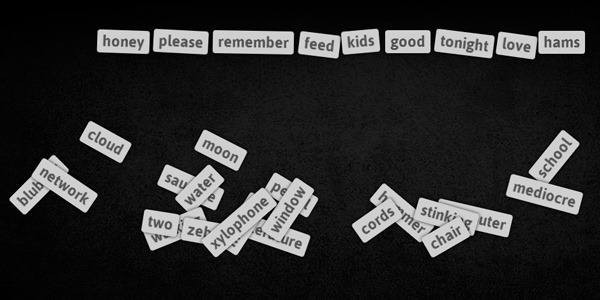 efecto de texto en imanes