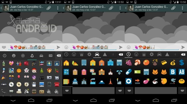 Emojis en Android y WhatsApp