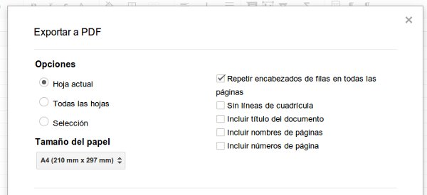 exportar formatos