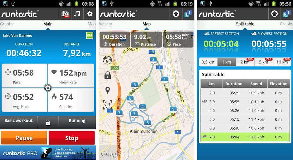 runtastic app