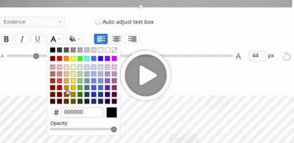 textos en wevideo