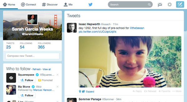 Twitter actualiza la interfaz web para parecerse más a las aplicaciones de iOS y Android