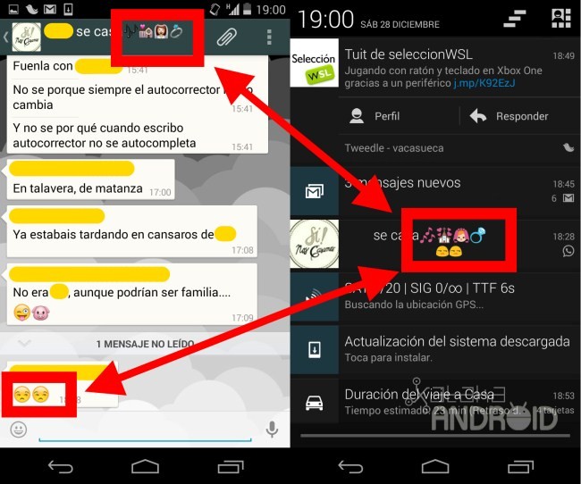Emojis en WhatsApp