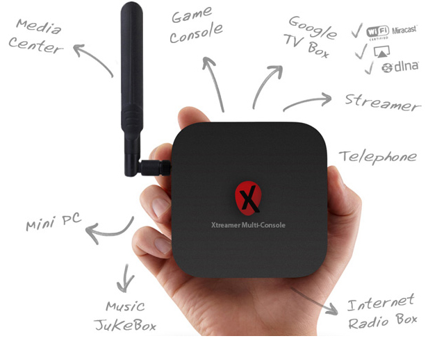 Xtreamer Multi-console: Mezcla de Media Center y consola Android por 129 euros