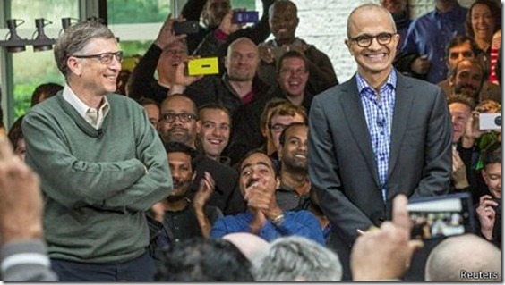 El legado de Gates podría ser de utilidad para Nadella