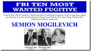 Mogilevich aparece en dos listas en la del FBI y la de Forbes.