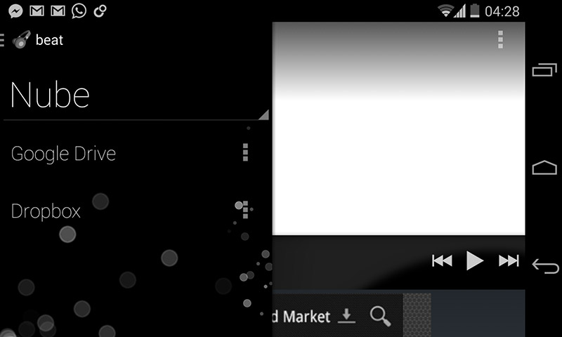 beat sincronizar musica en android