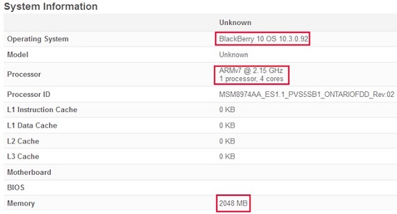 blackberry ontario benchmark BlackBerry presentará un smartphone de gama alta en el Mobile World Congress