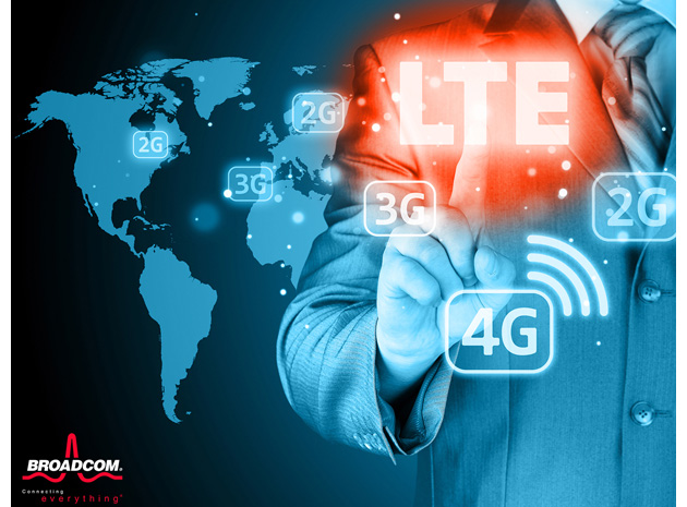 Los nuevos chips de Broadcom llevará LTE de alto rendimiento a terminales de gama baja