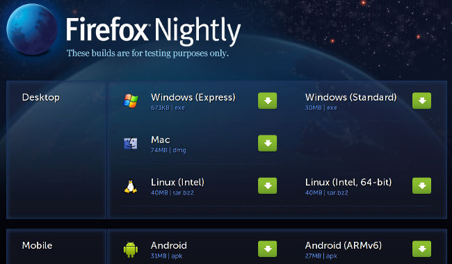 Firefox Nightly