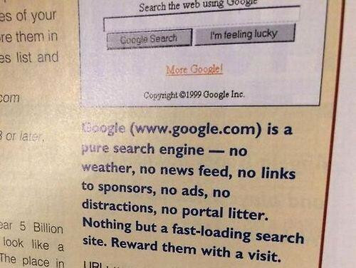 google 1999