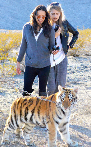 Michelle Rodriguez, Cara Delevingne