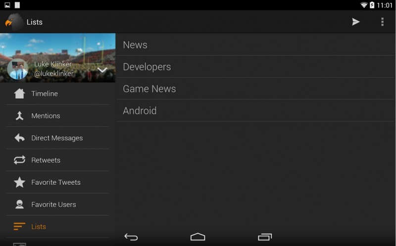 mejores clientes de twitter para android talon