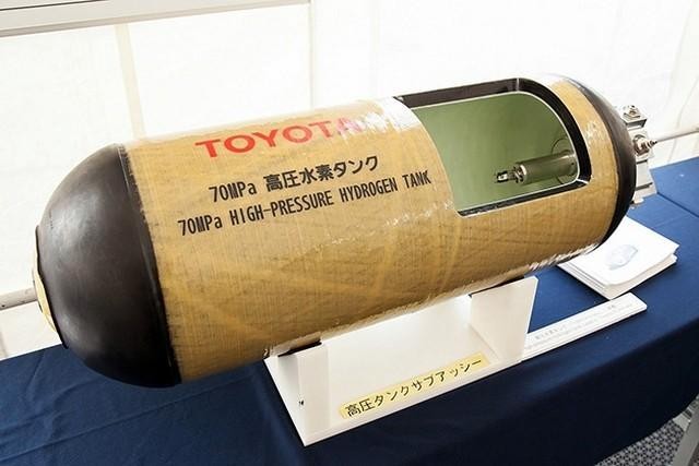 Tanque de hidrógeno Toyota FCV