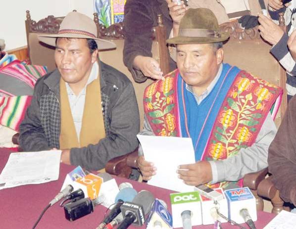 Bernardo Huarachi, presidente del Tribunal Agroambiental. archivo