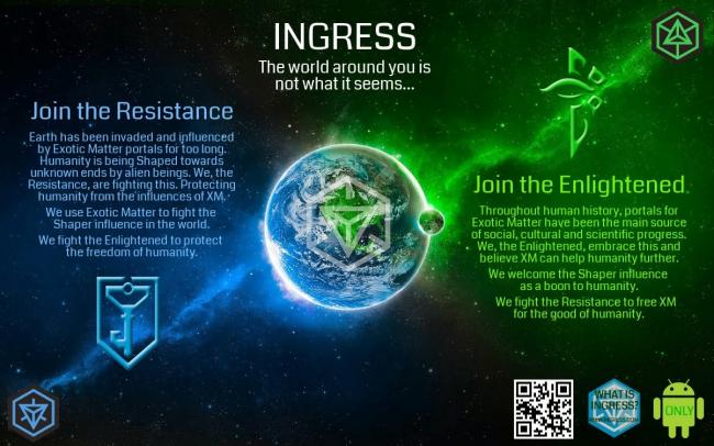 Will O'Hara, cartel de recrutamiento para Ingress