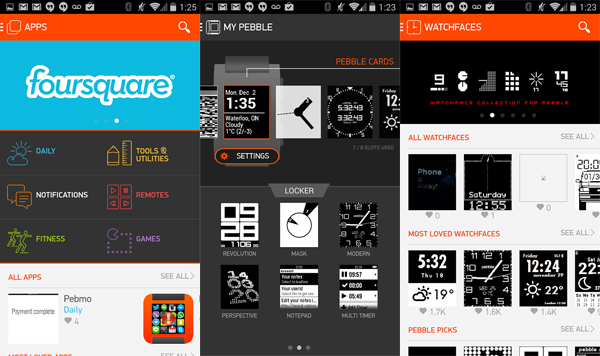 La tienda de apps de Pebble aterriza por fin en Android