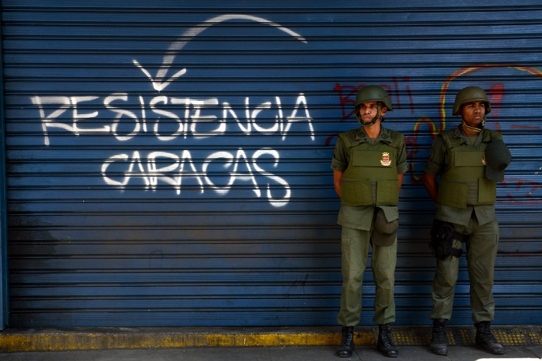 VENEZUELA-PROTESTS-NATIONAL-GUARD