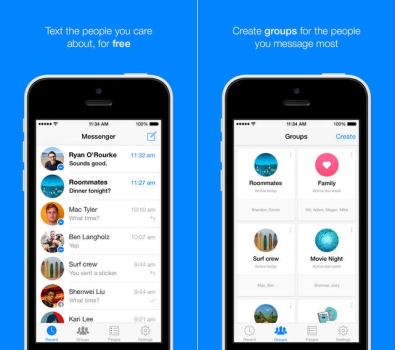 Facebook Messeger añade por fin la opción de crear grupos de chat