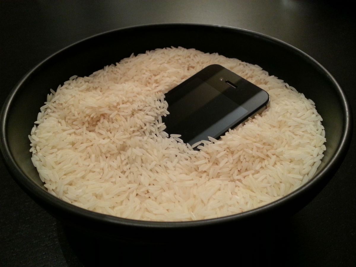 smartphone mojado