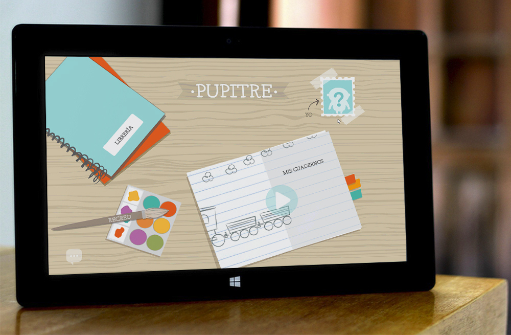 Pupitre de Santillana para Windows 8