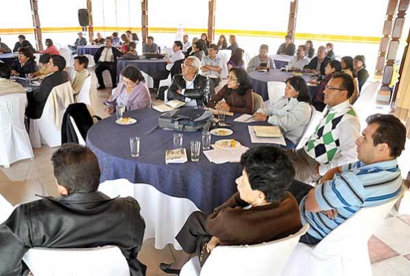 El taller de la ATC en Colcapirhua, ayer. rubÉn rodrÍguez