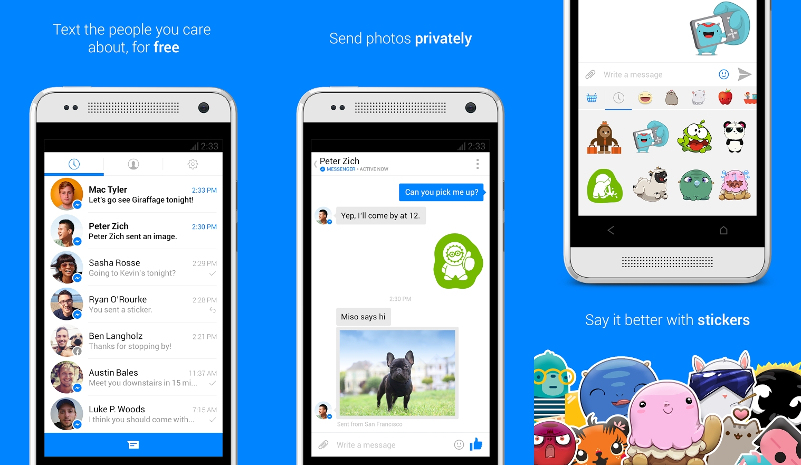 facebook messenger aplicaciones bonitas para android