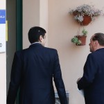 Former Italian PM Berlusconi enters the Sacred Family Foundation in Cesano Boscone