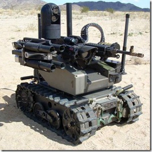 El robot tanque fabricado por Qinetiq.