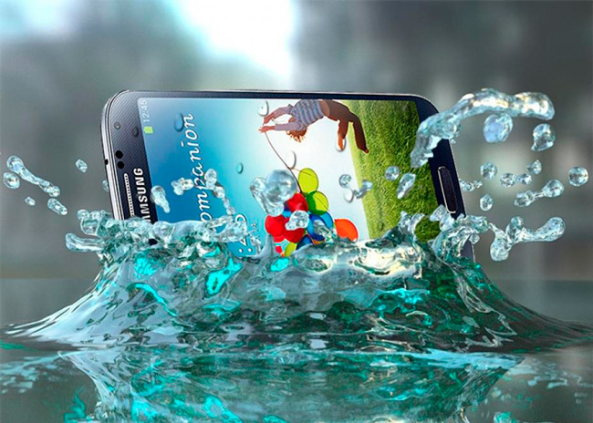 Resistencia al agua del Samsung Galaxy