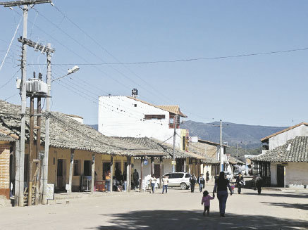 DECISIÓN. Una vista de la población chaqueña de Muyupampa, en la provincia Luis Calvo.