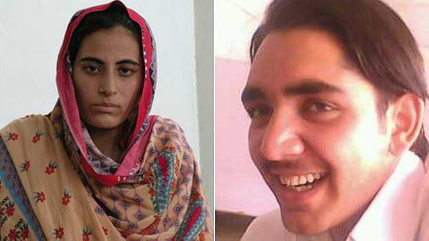   Rukhsana Bibi y su esposo Mohammad Yunus