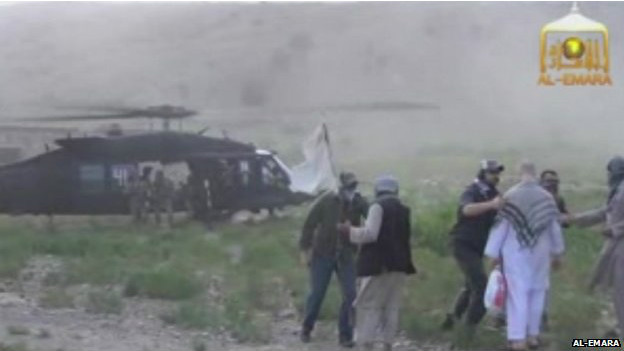 Fotograma del video difundido por el talibán