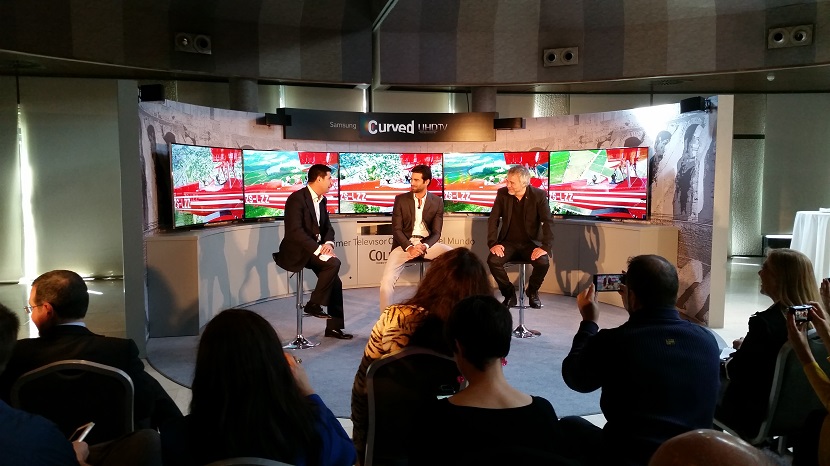 Curvo UHD Samsung presenta el primer televisor Curvo UHD del mundo