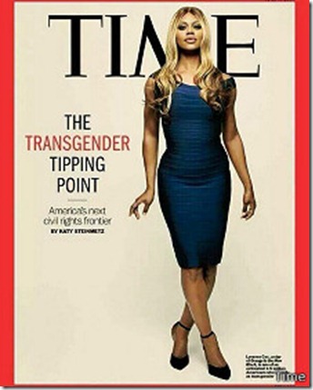 Laverne Cox es la primera persona transexual que aparece en la portada de la revista Time.