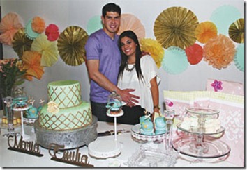 Mariela Flores con Carlos Emilio Lampe