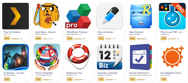 Amazon regala 30 apps para Android valoradas en 100 euros durante 48 horas