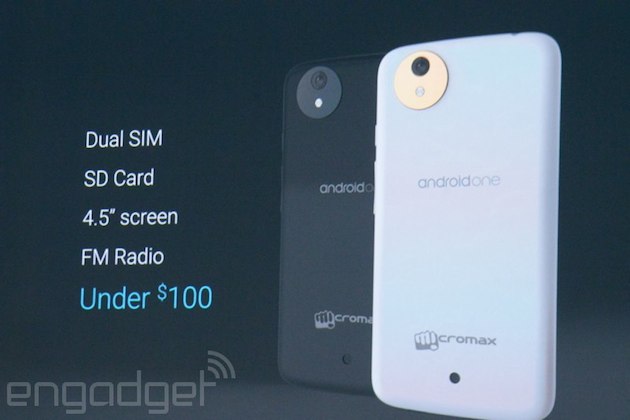 Google anuncia su programa Android One para la fabricación de móviles muy económicos