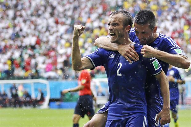 Bosnia dejó afuera a Irán del Mundial.   Foto: AP